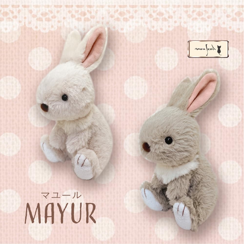 Monseuil Plush White Mayur Rabbit 10621