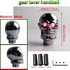 Personalized Universal Manual Head Rod Automotive Accessories LED Lights Shift Handle Skeleton