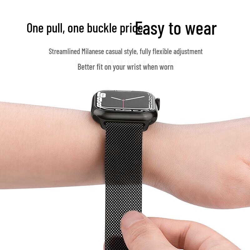ESCASE Миланская петля Магнитный ремешок для Apple Watch