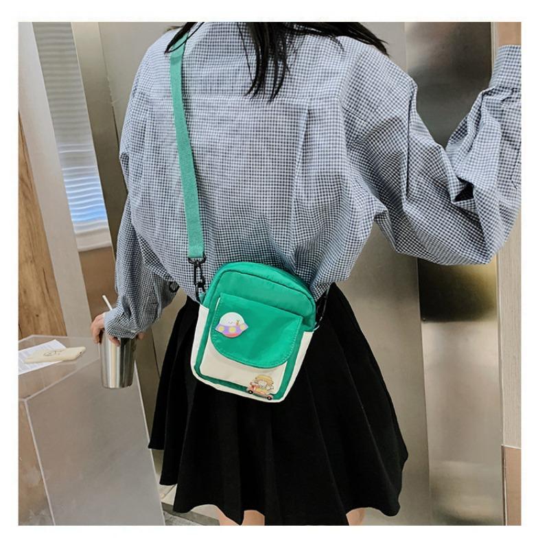 Студенческая симпатичная сумка через плечо женская корейская версия студенческая повседневная сумка через плечо