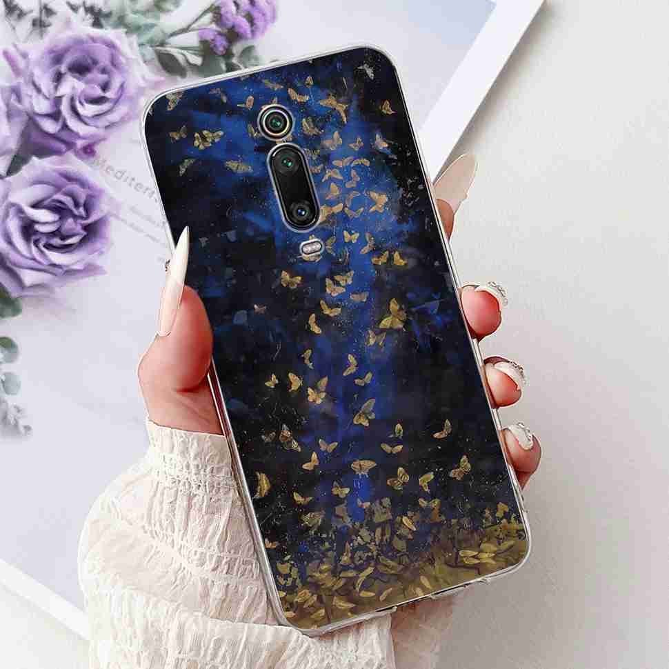 Чехол для Xiaomi Mi 9T M1903F10G, модная расцветка, мягкий силикон, ТПУ-покрытие, для Xiaomi Mi 9T Mi9t 6.39", чехол с рисунком "Цветочная девочка"