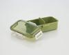 Skater Antibacterial Bento Retro French Made in PFLB6AG Ag+ Box, 530ml, Design, Green, Japan,
