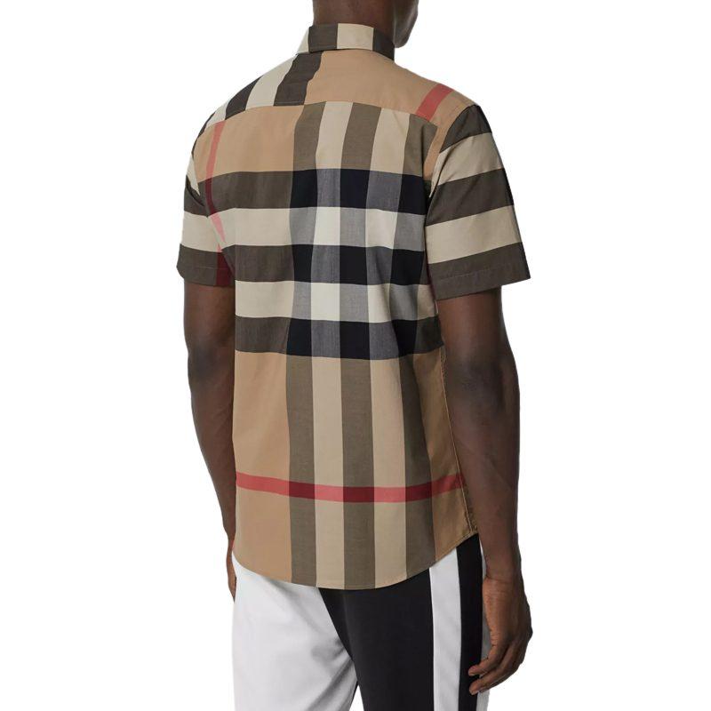 Burberry Рубашка мужская SS20 Хаки 80173221