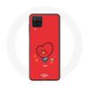 Case for Samsung Galaxy A12 BTS Bangtan Boys BT21 TATA V Red Background