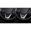 Real Carbon Fiber Car Accessories Driver Wheel Chin Decorative Trim Cover Soft Sticker For BMW X1 F48 2016- X2 F39 2018-