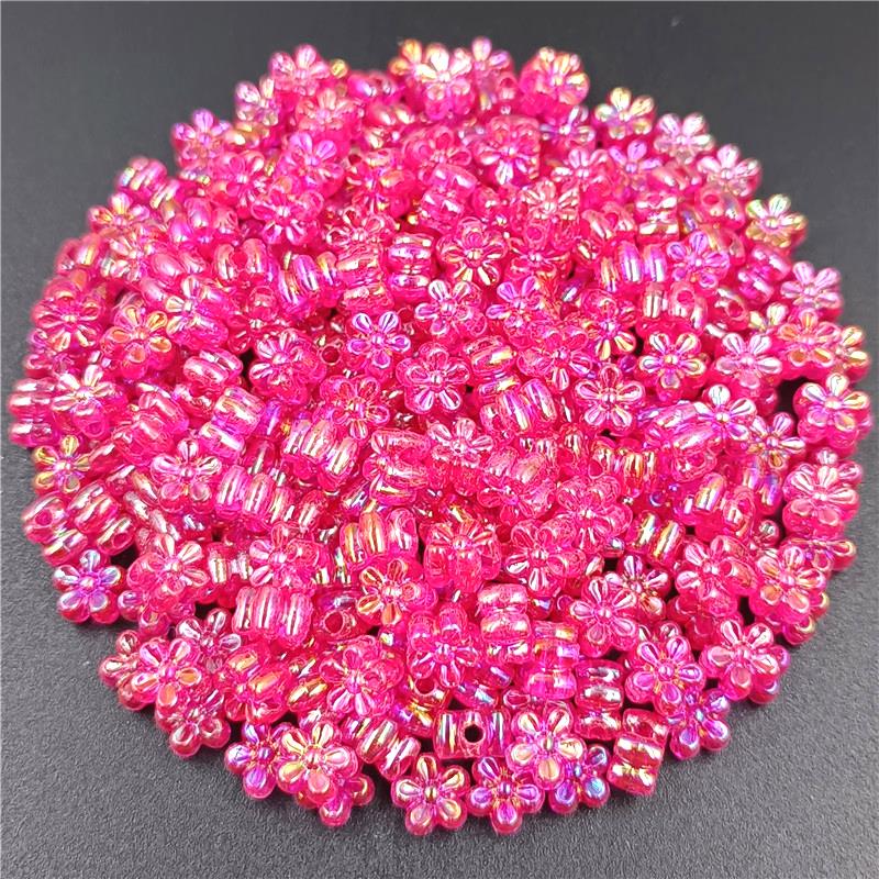 Модные ювелирные материалы 80 шт./лот DIY аксессуары ручной работы 7 мм акриловый браслет ожерелье свободные бусины-разделители, смешанные для изготовления ювелирных изделий, подарков