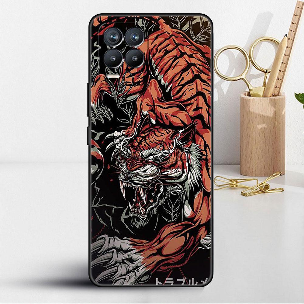 Чехол для Realme 8 C21y GT Neo 2 3 8i C21 7 C11 6 C12 C35 C3 GT 9 Pro C12 силиконовый чехол для телефона TPU с изображением животного дракона