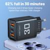 Дорожное зарядное устройство 2,4 А PD+2USB - Штекер США/ЕС/Великобритании