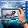 Кейс для глубоководного дайвинга для IPhone 15 Pro Max/S23 Ultra/Mate50 Pro - 50M Ударопрочный подводный корпус 4K HD Видеозапись