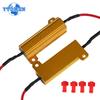 2PCS 50W 8 Ohm Load Resistor for Led Lights, 50W Power Resistor 12V 8R Steering Decoder Resistors for Car Turn Signal Lamp
