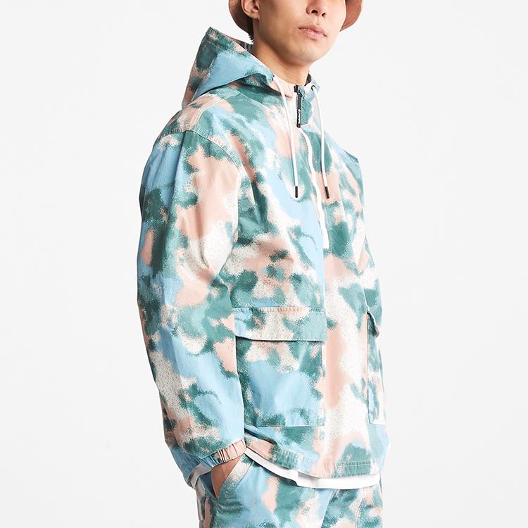 Timberland Куртка с капюшоном и принтом Tie-Dye, мужские куртки A2984-CN3