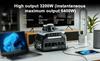 Портативная электростанция IEE P3200 3200 Вт, Солнечный генератор 2048 Вт·ч с аккумулятором LiFePO4, Быстрая зарядка, Управление через приложение, 16 портов, Портативная электростанция ИБП