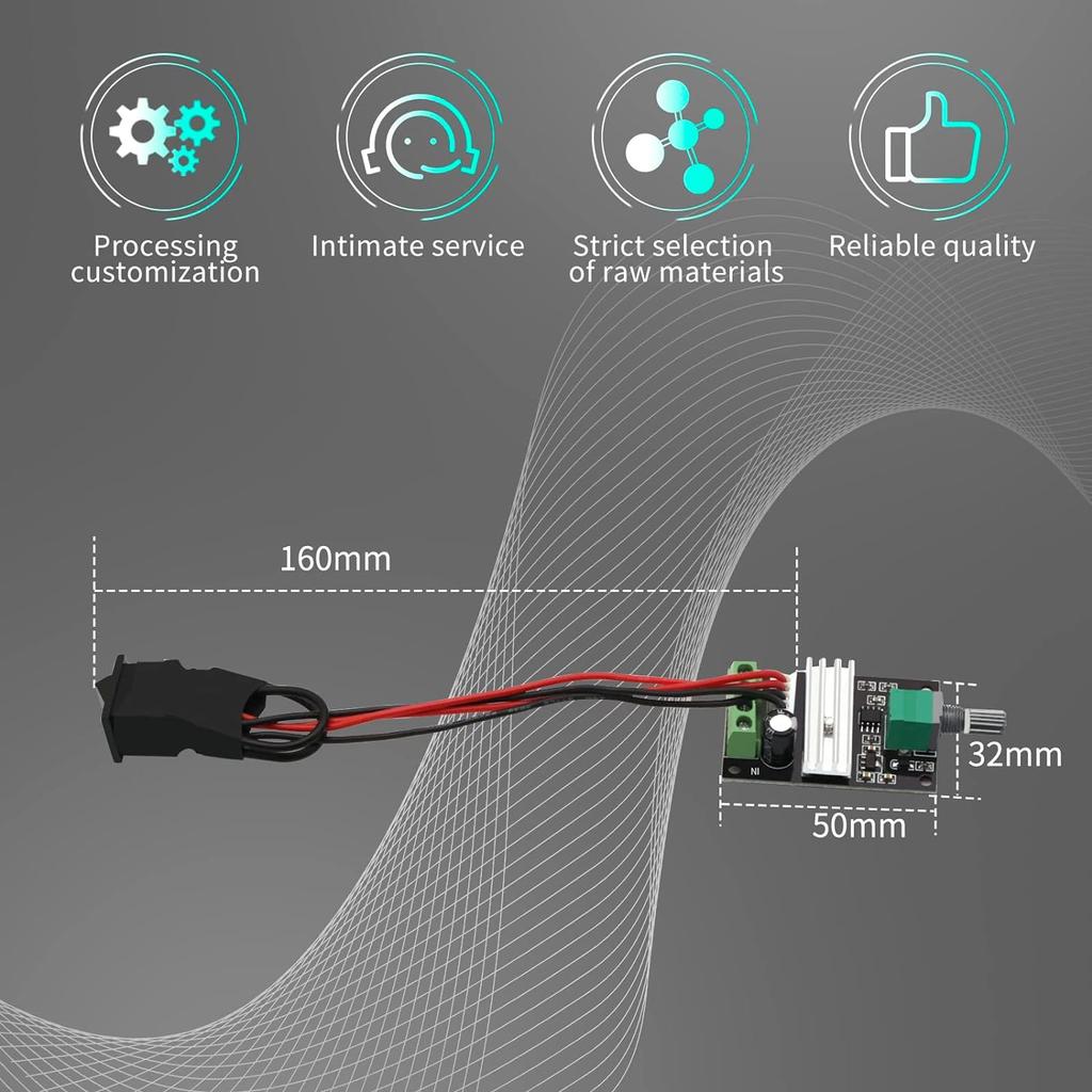 6V 12V 24V 28V 3A 80W Регулятор скорости двигателя постоянного тока (PWM) Реверсивный переключатель с регулируемой скоростью 1203BB Драйвер двигателя постоянного тока Реверсивный