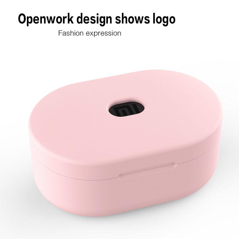 Силиконовый защитный чехол для Red Mi Airdots Молодежная версия, чехол для наушников с крючком для Redmi Airdots 2