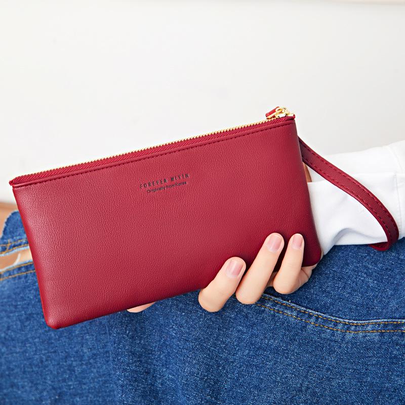 Xiangyin 2024 Touchscreen Wristlet: Stylish Leather Phone, Card, & Coin Bag