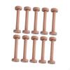 10 Pieces Spool Craft Spools Barrel Supplies Sewing Tool Weaving Bobbins Wooden Empty