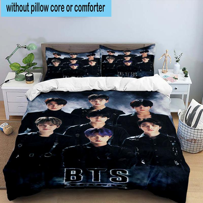 3PCS Vivid Dreams kpop 3pcs Bedding,Including 3PCS Duvet Cover And 2pcs Pillowcases Perfect for Christmas,Ideal for Bedroom, Dormitory