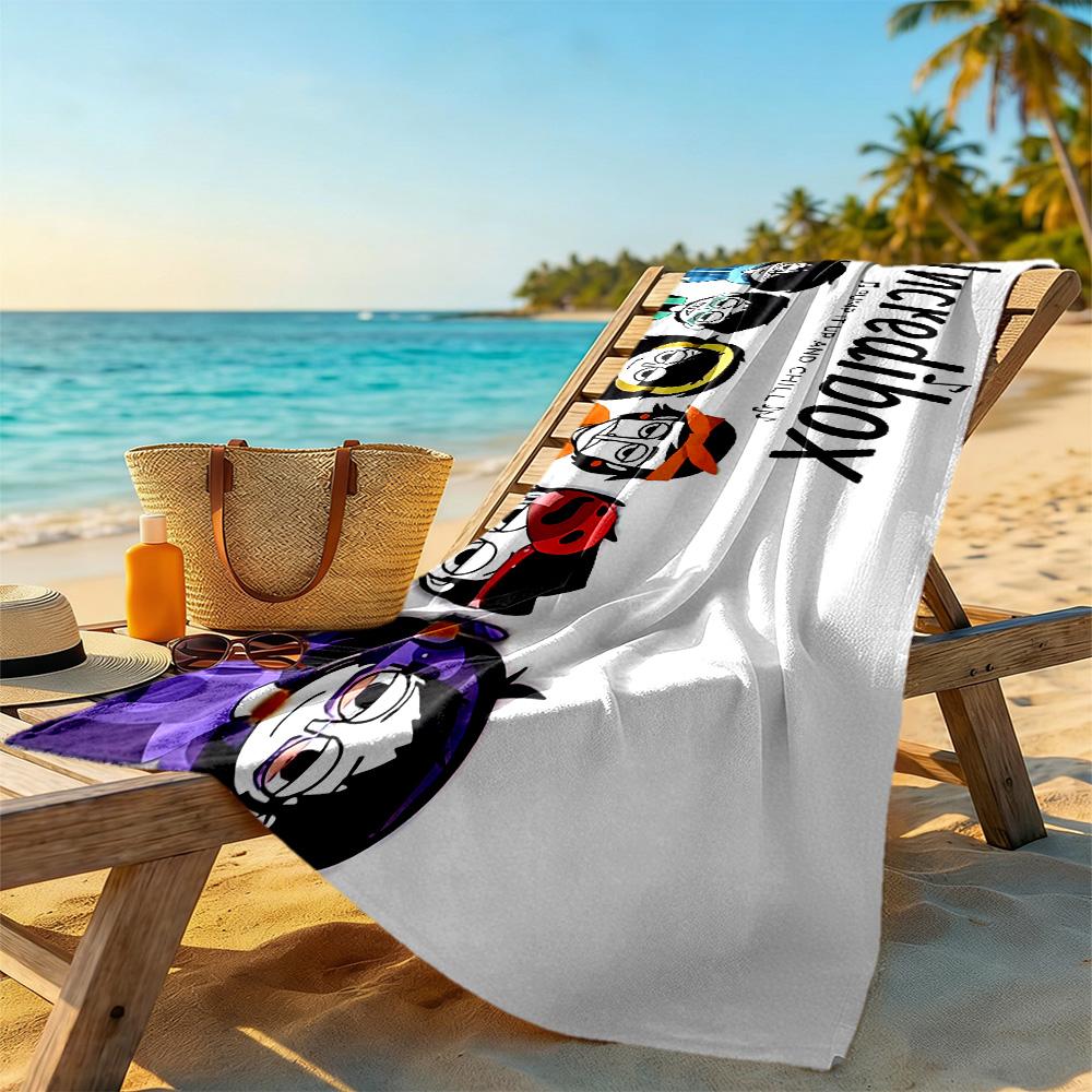 Incredibox Beach Towel Super Soft & Absorbent Comfortable Lightweight Perfect for Traveling Yoga Camping and Swimming