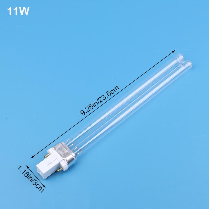 1 шт. УФ-лампы для аквариума, пруда, ультрафиолетовая лампа-стерилизатор, трубка для G23 5 Вт 7 Вт 9 Вт 11 Вт 13 Вт UVC H-образная трубка