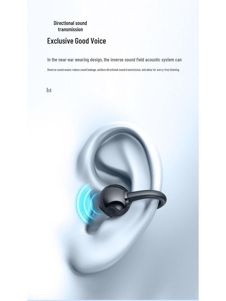 Bluetooth-гарнитура с заушиной: Беспроводные спортивные наушники с костной проводимостью G126