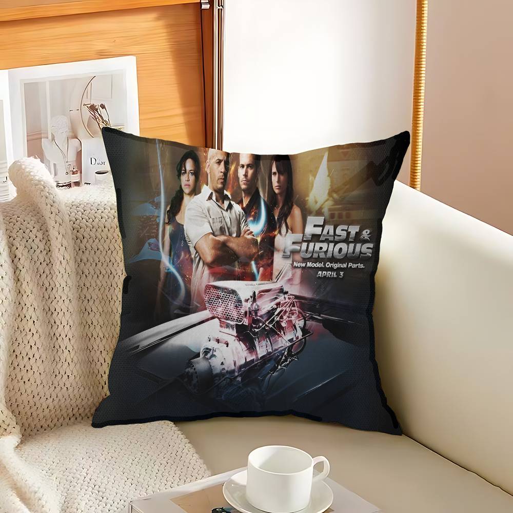 F-Fast & F-Furious pillow cover sofa cushion cover home room decoration children gift