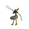 Creative Scarf Duck Duck Duckling Car Keychain Pu Leather Bag Pendant Car Keychain Decoration