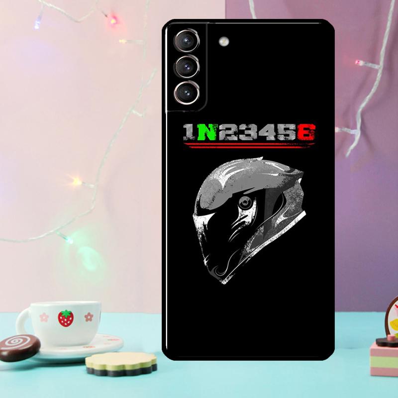 1N23456 Мотоциклетный чехол для Samsung Galaxy S21 S20 FE S22 S23 S24 Ultra Note 10 Plus Note 20 S8 S9 S10 Чехол
