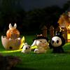 Delightful Halloween Cartoon Resin Rabbit Figurines For Succulent Planters And Mini Gardens