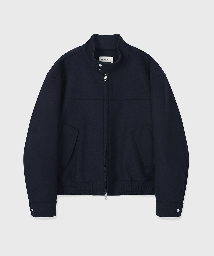 Шерстяная куртка Harrington Kiimuir_Темно-синяя