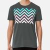 Chevron Pattern - Blue and Pink S To 5XL Made In the AU/USA T-Shirt