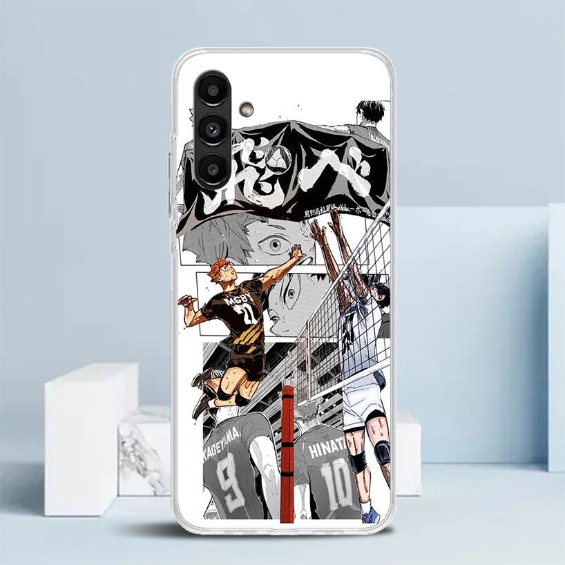 Чехол для телефона Haikyuu Oya Волейбол Аниме для Samsung Galaxy A17 A37 A57 A16 A15 A14 A13 A56 A55 A54 A53 A36 A35 A34 A33 A26 A25 A