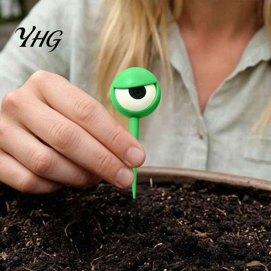 Funny Garden Decor for Succulents 3D Printed Eye Plant Stakes, Cartoon Stake, Whimsical Indoor Fun Art Potted Flowers Decor, Novelty Flower