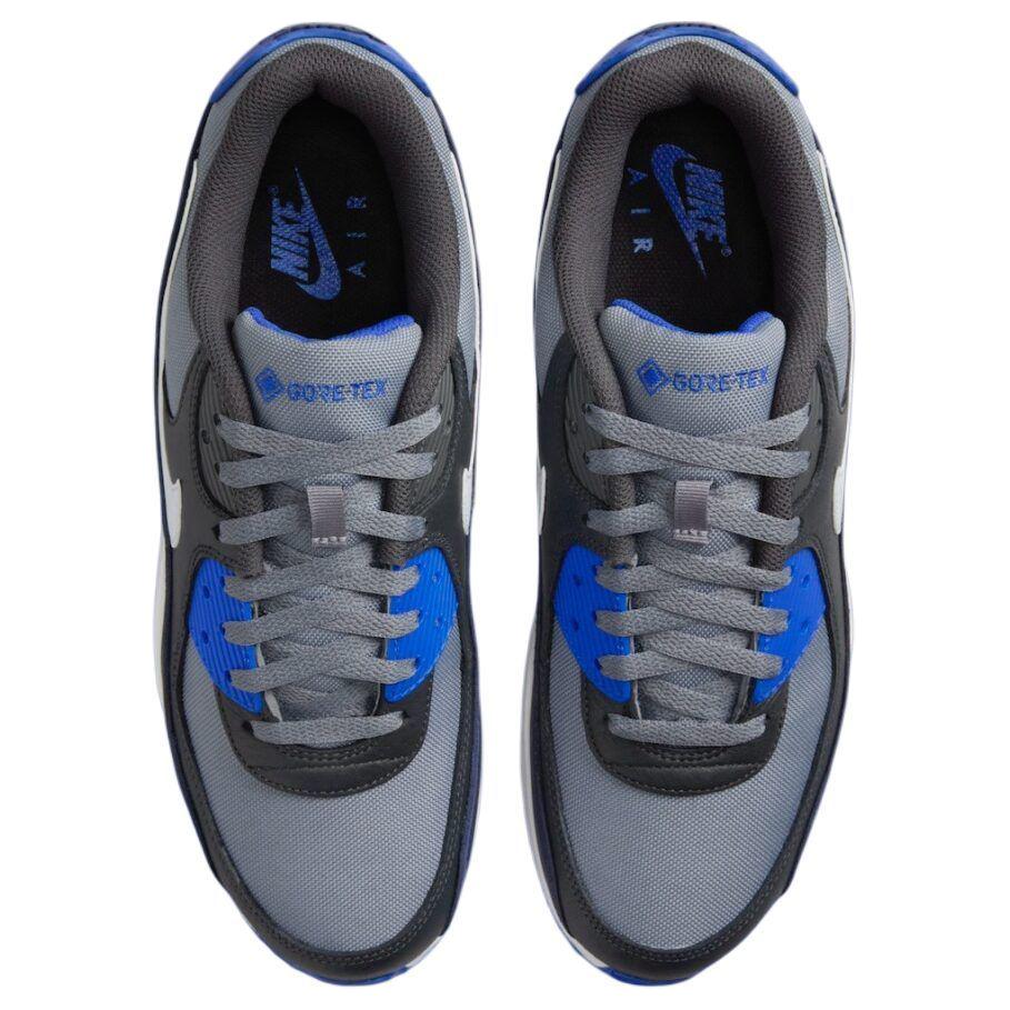 Nike Air Max 90 GORE-TEX Racer Blue Мужские кроссовки Холодный серый антрацитовый обсидиан FD5810-003