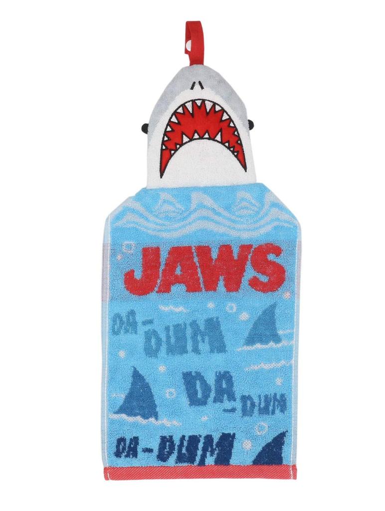 Marushin JAWS Dress Towel, W20 x H42cm (excluding loop), Jaws Blue, 100% Cotton, 4985001900
