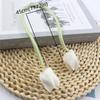 5Pcs Ornaments Tulip Lace-up Straps Sweet Hair Cord Accessories Elegant Curtain Tieback  Cake