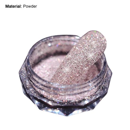 Порошок для сверления ногтей, блестящий, быстросохнущий, блестящий, DIY маникюр, алмазный кристаллический порошок для женщин