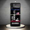 Чехол для телефона со штрих-кодом авиабилета для Samsung Galaxy Z Flip 7 6 5 4 3 5G Ударопрочный чехол Z Flip7 Flip6 ZFlip5 Flip3 Flip4 Luxur