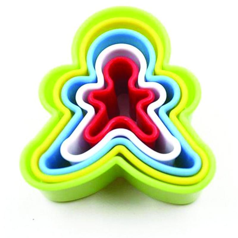 Lovely Shape DIY Cutter Mold for Fruit Fondant Cake Cookie Baking Tools Random Color
