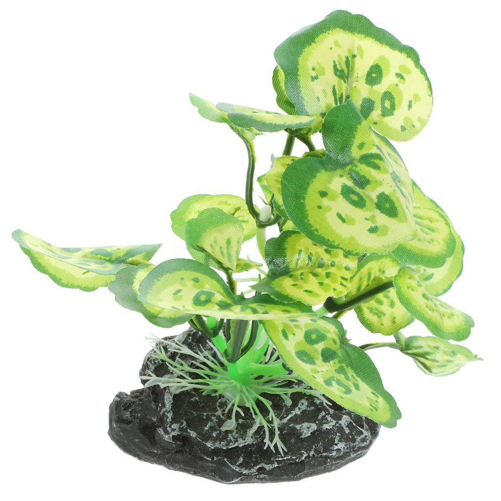 Премиальные Реалистичные Аквариумные Растения Пластиковая Декорация для Аквариума для Пресной Соленой Воды Маленькое Искусственное Растение Украшение