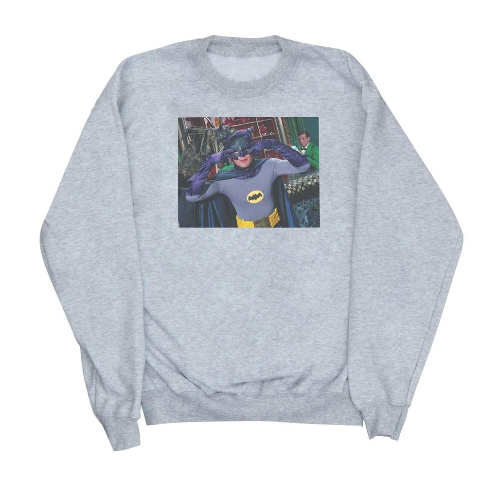 DC Comics Womens/Ladies Batman TV Series Batdance Photo Sweatshirt