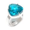 Swiss Blue Topaz Gemstone 925 Sterling Silver Jewelry Ring Size 8
