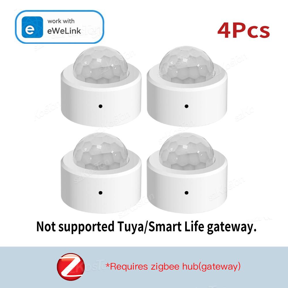 Умный датчик движения ZigBee PIR eWelink APP Мини-детектор присутствия человека Защита безопасности для домашнего помощника Zigbee2MQTT