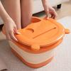 Yousheng Folding Foot Bath Basin Space-saving Foot Relaxation Tub Massage Foot Spa Container with Bottom Massage Balls
