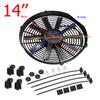82100RPM Car Air Conditioning Electronic Radiator Cooling Fan Blade Electric Cool Mounting Kit 8/9/10/12/14 Inch
