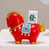 Мультяшная фигурка лошади в китайском стиле, статуэтка года лошади, приносящая богатство, удачу, счастливая лошадь, фэн-шуй, украшение