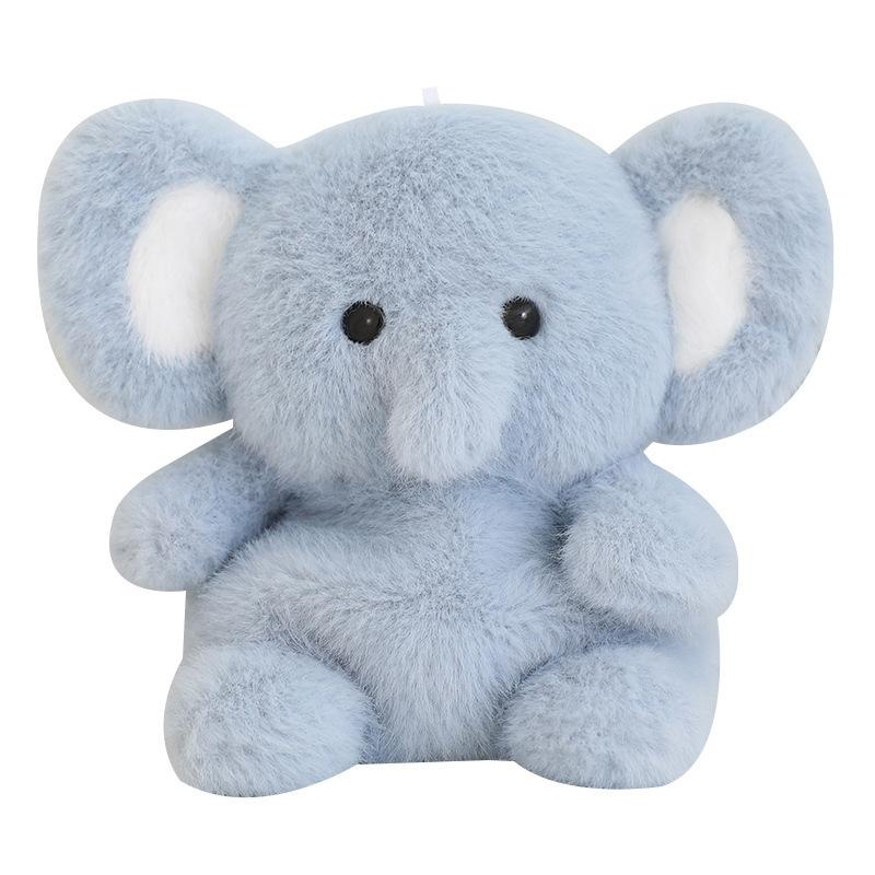 Turtle fox doll plush toy cute baby elephant tabletop ornament learning pick pendant doll birthday gift