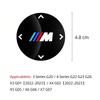CTCE1 Car Multimedia Knob Button Cover Sticker For BMW G30 G32 6GT G20 F30 F10 G01 G02 G05 G06 G07 G11 G12 G22 F15 F36 X3 X4 X5 X6 X7