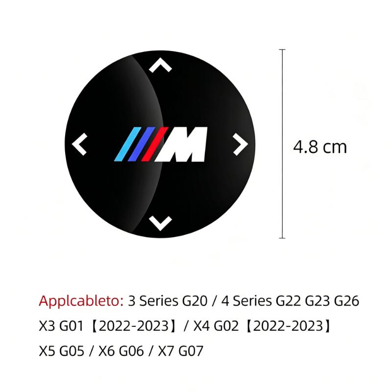 CTCE1 Car Multimedia Knob Button Cover Sticker For BMW G30 G32 6GT G20 F30 F10 G01 G02 G05 G06 G07 G11 G12 G22 F15 F36 X3 X4 X5 X6 X7