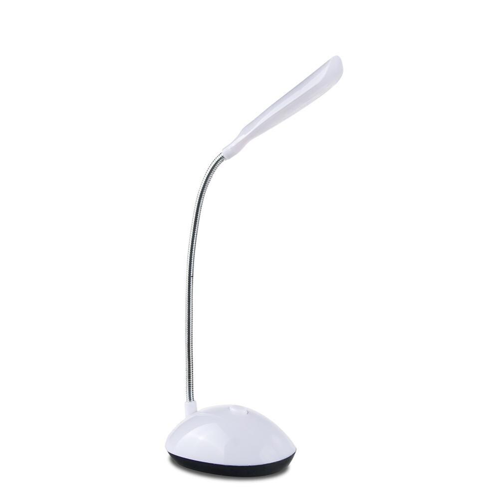 Mini LED Light Flexible Table Lamp Portable Reading Lamp Book Light Battery Powered 4LED Desk Lamp For Reading Books Nightlight MIT