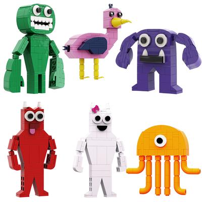 Garten Of Banban Bricks Game Green Monster Jumbo Josh Opila Bird MOC Модель Строительные блоки Детское образование Вентиляторы Дети
